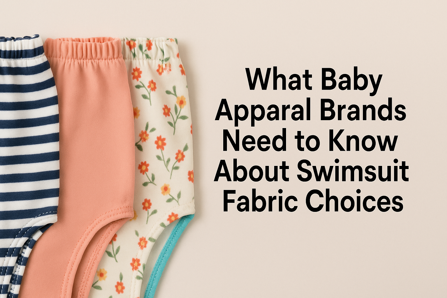 What Baby Apparel Brands Need to Know About Swimsuit Fabric Choices？
