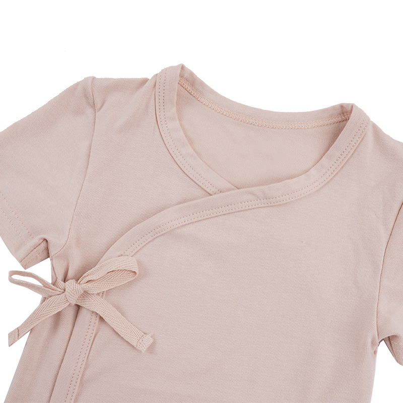 Bamboo Cotton Baby Kimono Bodysuit - Image 4