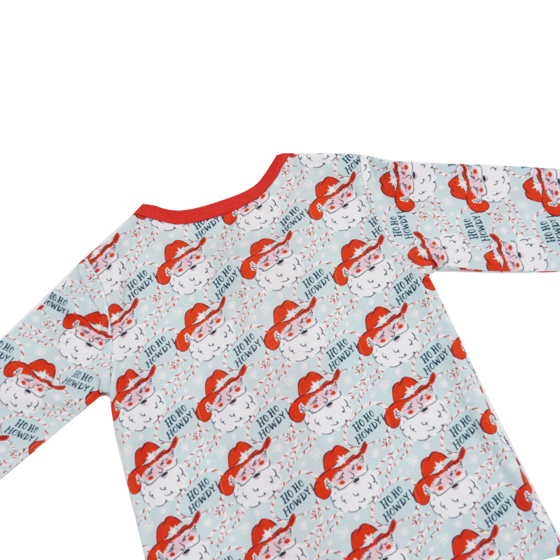 Custom Bamboo Baby Zipper Footie Pajamas - Image 5